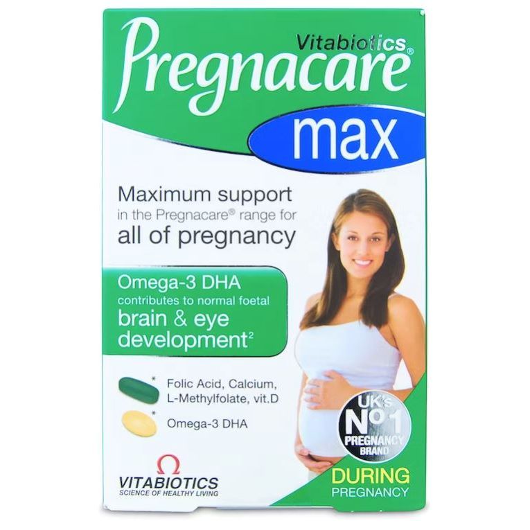 Vitabiotics Pregnacare Max Vitamin cho Mẹ đang Bầu UK (84v)