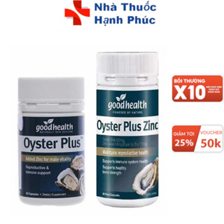 Tinh chất hàu New Zealand Good Health Oyster Plus tăng cường sinh lý nam giới hộp 60v