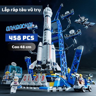 Đồ chơi lắp ráp tên lửa mô hình tàu vũ trụ size lớn 1099pcs đồ chơi lắp ráp chất lượng cao mô hình