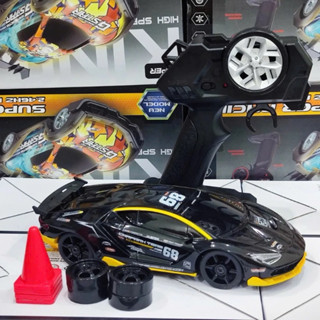 Xe điều khiển Mini Drift Có Điều Tốc Lamboghini Dark Night 1:20, có đèn led siêu sáng, vỏ xe cứng cực kỳ bền bỉ