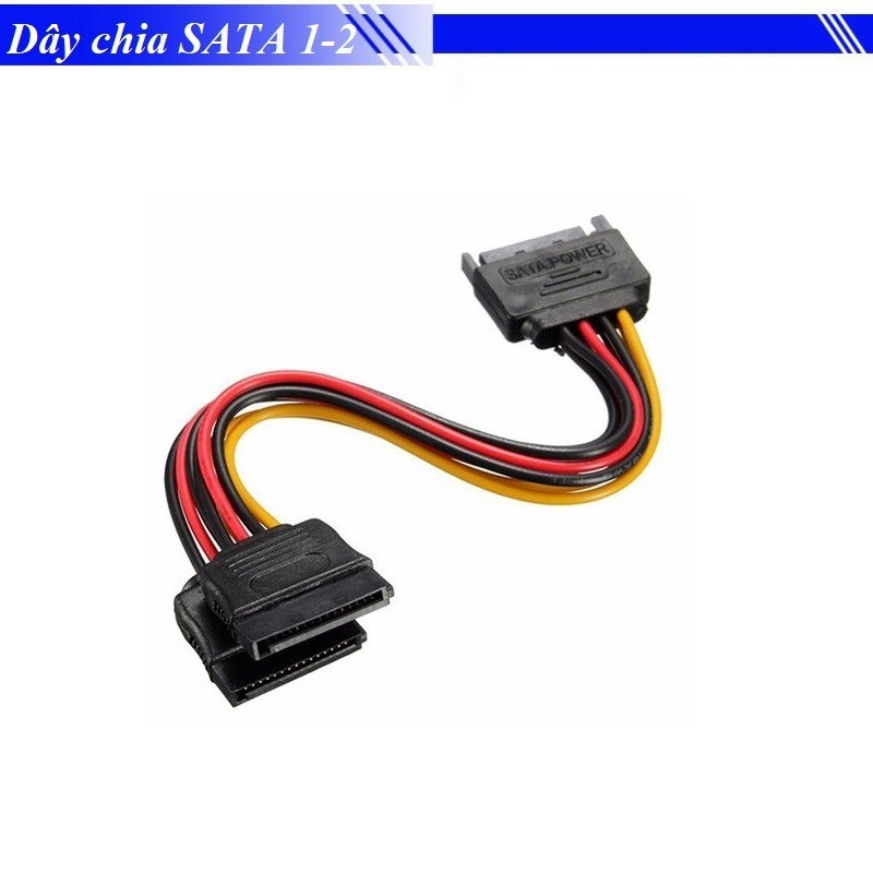 CÁP CHIA 1 CỔNG SATA RA 2 CỔNG SATA