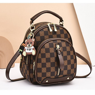 BALO MINI NỮ THỜI TRANG VÂN Ô VUÔNG CÁ TÍNH MẪU MỚI HOT TREND (KHÔNG KÈM GẤU)  HH 757