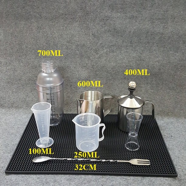 Bộ 8 dụng cụ đa dạng cần thiết cho quán cà phê