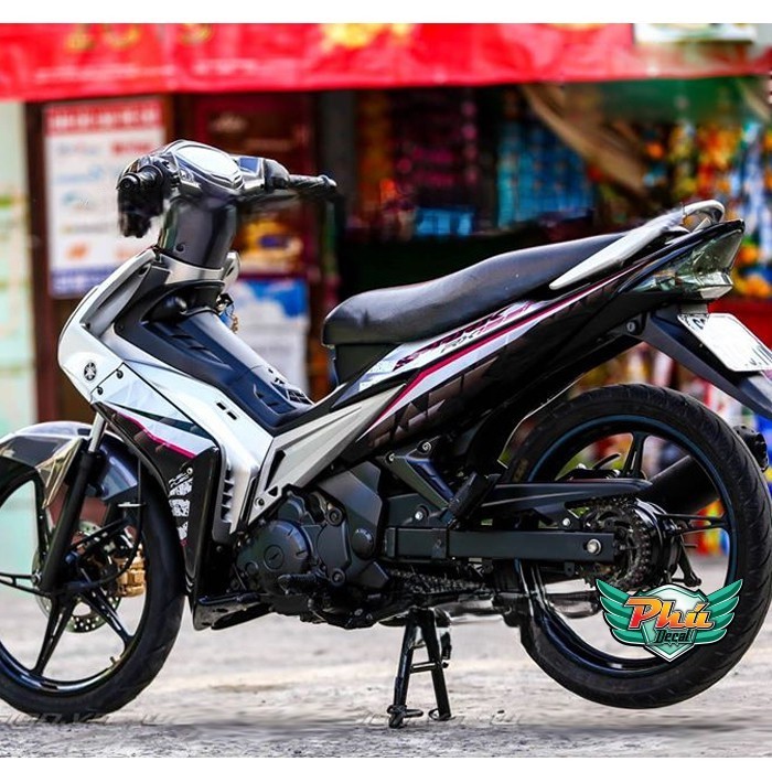 Tem rời Exciter 2006-2010 Spark trắng đen (W)