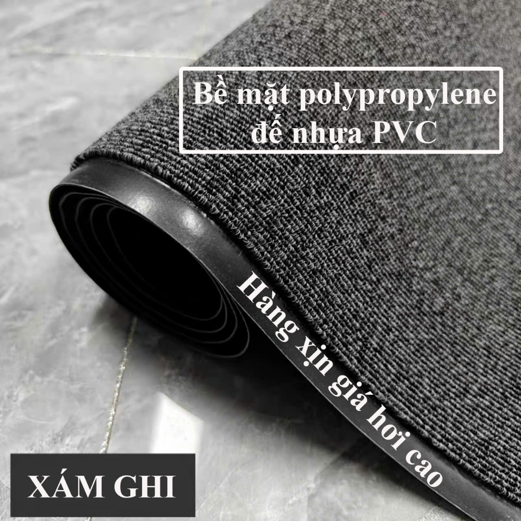  Thảm lau chân trải sàn chung cư văn phòng trung tâm thương mại khổ rộng 120x50cm 