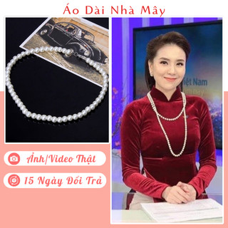 Vòng Ngọc Trai Nhân Tạo - Phụ Kiện Mặc Cùng Áo Dài - Áo Dài Nhà Mây