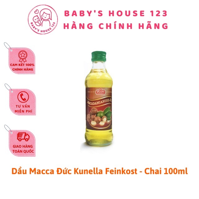 DẦU MACCA ĐỨC KUNELLA FEINKOST CHAI 100ml