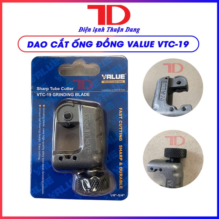 Dao cắt ống đồng mini VALUE phi 6 đến phi 16 - Bảo hành 12 tháng