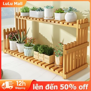 LULU LULU Hoa kệ Bắc Âu trong nhà ban công trang trí phòng khách đơn giản chậu hoa nhiều tầng treo cây la xanh