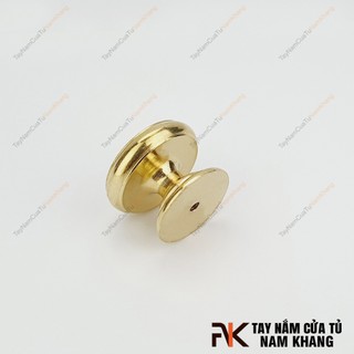 Núm nắm cửa tủ đồng vàng NKD095 (Màu Đồng Vàng)