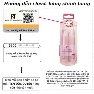 Bộ Cọ Mắt 3 Cây Real Techniques Daily Eye Essential