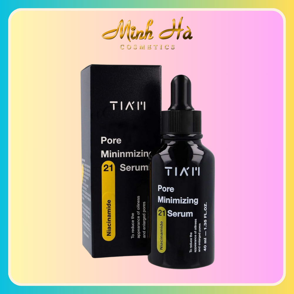 Tinh chất kiểm soát dầu nhờn Niacinamide 20% - Tiam Pore Minimizing 21 40ml cải thiện bít tắc lỗ châ