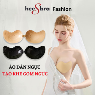 Áo Dán Ngực Cài Trước Tạo Khe Nâng Ngực chuyên dùng mặc đồ xẻ sâu Cao Cấp, Áo Bra Dán Ngực HeeS0011