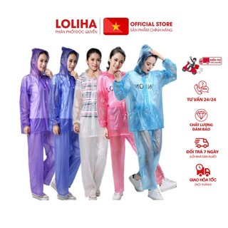 📛FREESHIP📛 Combo 5 Bộ áo mưa trong