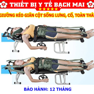 Giường Kéo Dãn Cột Sống Lưng, Cổ, Toàn Thân - Ghế Kéo Giãn Cột Sống Cổ, Lưng