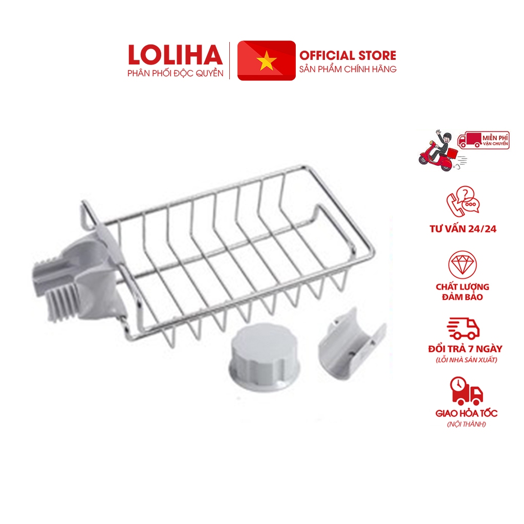 📛FREESHIP📛 Combo 5 Giá inox cài vòi rửa bát đa năng