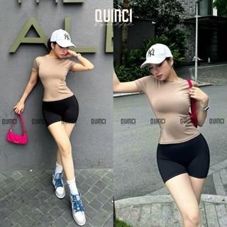 SET Áo Remy cộc tay x Quần Lili short QUINCI