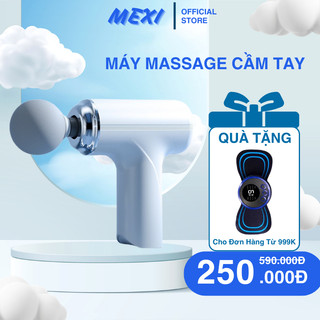 Máy Massage Cầm Tay Mini MeXI Cao Cấp - Cảm Biến Lực Nhấn Giúp Giảm Đau Mỏi, Giãn Cơ Sau Tập Luyện