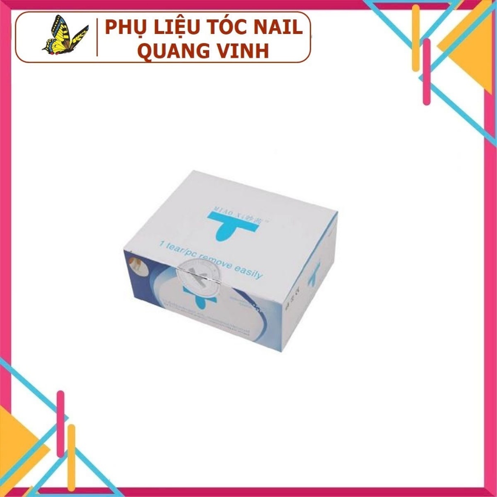 Hộp giấy ủ phá gel 100 miếng
