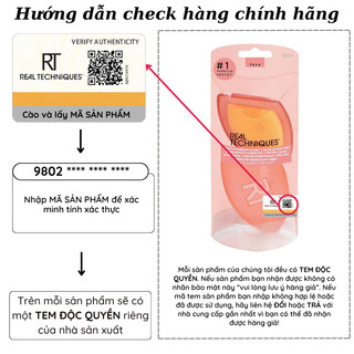 Bông Mút Real Techniques Miracle Complexion Sponge Kèm Case Đựng