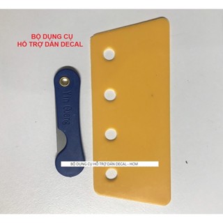 BỘ DỤNG CỤ (DAO VÀ MIẾNG GẠT) hỗ trợ dán decal, dán kính, giấy dán tường