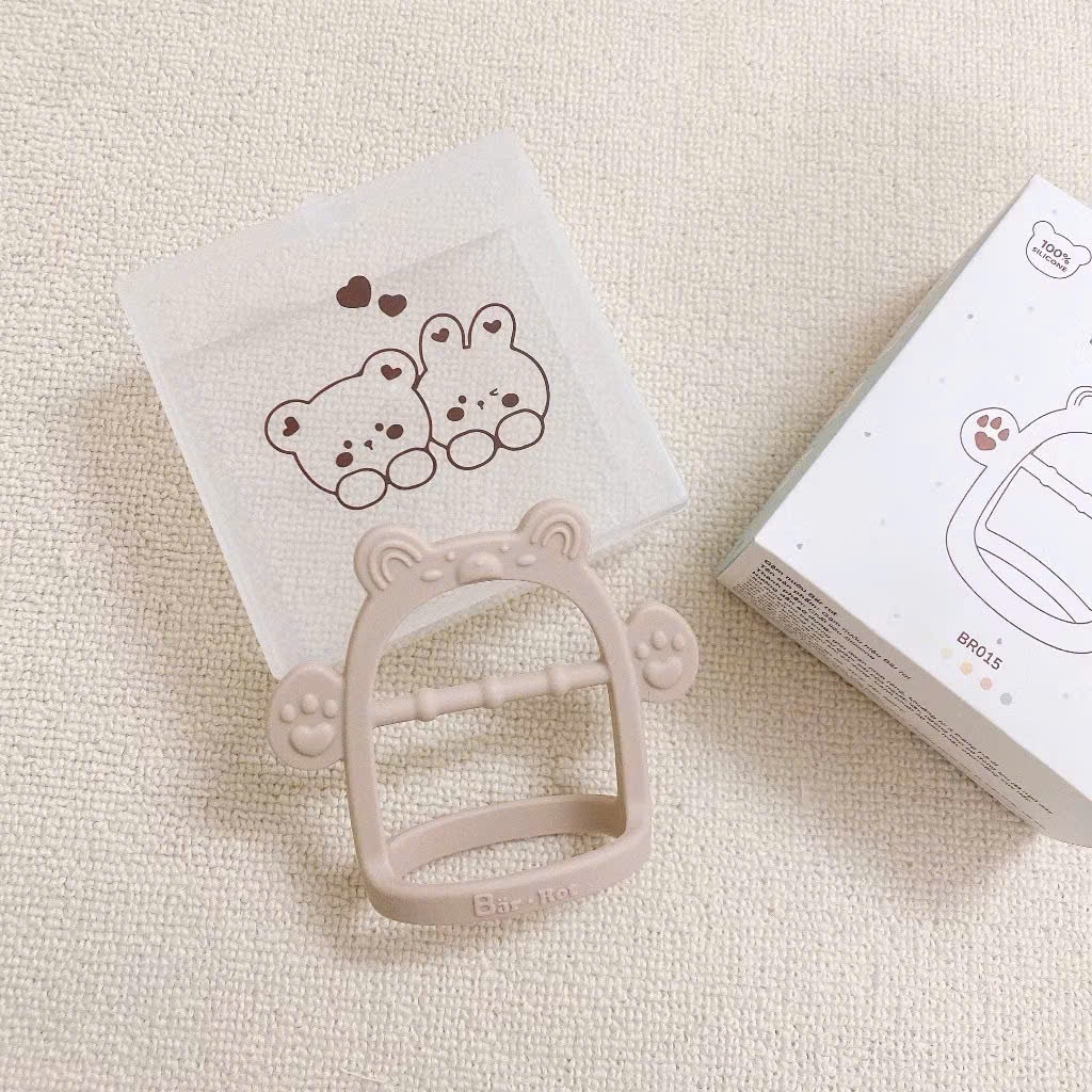 Gặm nướu cầm tay Bar Rot cho bé, chính hãng Bar Rot (tặng kèm hộp đựng)
