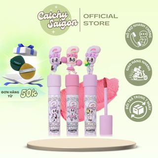 [FLORTTE] Son Kem Bùn Flortte Thỏ Esther Kèm Nắp Thỏ Silicon Trang Trí Đáng Yêu Esther Bunny