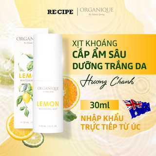 Serum Dạng Xịt Khoáng Căng Bóng Dưỡng Sáng Cấp Ẩm Organique by Olinda Spring Hương Chanh 30ml