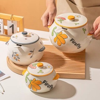 HŨ GỐM SỨ TRÁNG MEN CAO CẤP ĐỰNG GIA VỊ ĐỰNG MỠ CHỊU NHIỆT CÓ TAI CẦM VÀ THÌA SỨ ĐI KÈM 