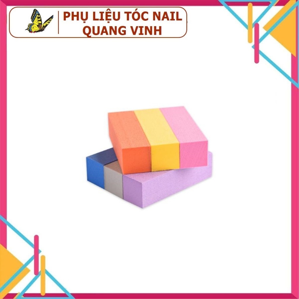 Cục xốp chà móng mịn HK1
