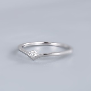 Nhẫn bạc nữ PMJ freesize đính đá giữa lấp lánh PMJ0128-1 Phuc Minh Jewelry