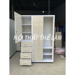 tủ nhựa cửa lùa 4 hộc kéo (có giao sau giờ hành chính)
