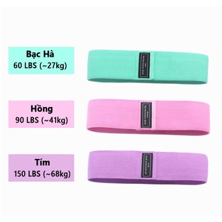Dây miniband, dây đàn hồi kháng lực tập mông eo