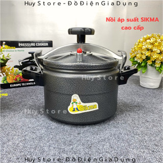 Nồi áp suất Sikma đun ga bếp hồng ngoại cao cấp , Nồi áp suất Fujika và Trường thọ đun từ sử dụng cho mọi loại bếp
