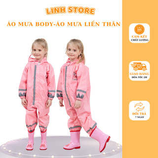 Áo Mưa BoDy Liền Quần Hàng Cao Cấp , Áo Mưa Liền Thân trẻ em AMLT01