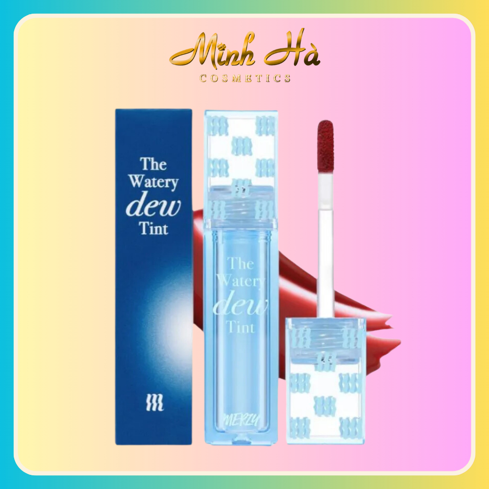 Son bóng Merzy The Watery Dew Tint 4g trong trẻo giúp đôi môi thêm căng mọng