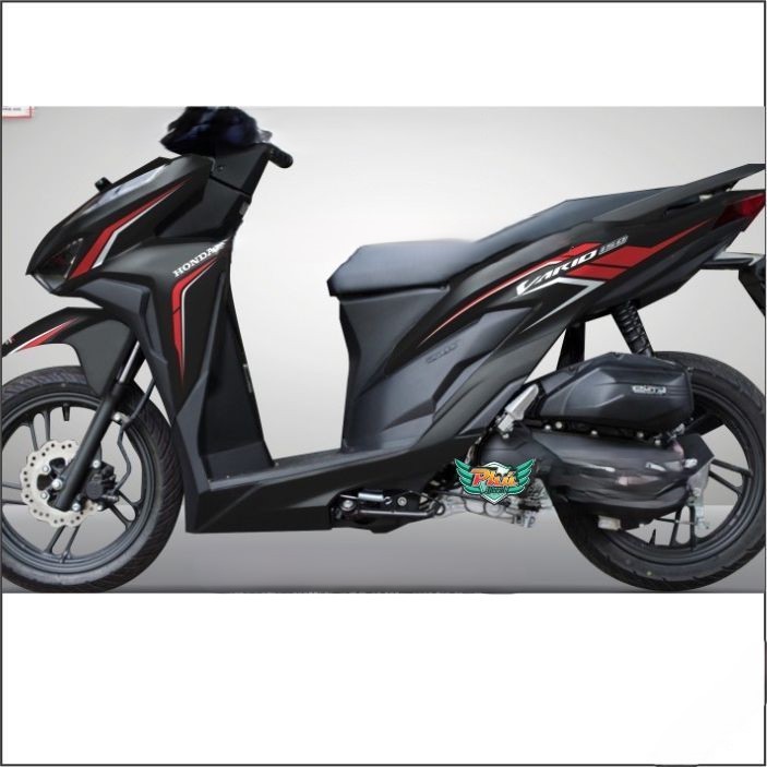Tem Rời Vario Chỉ đỏ đen nhám (O)