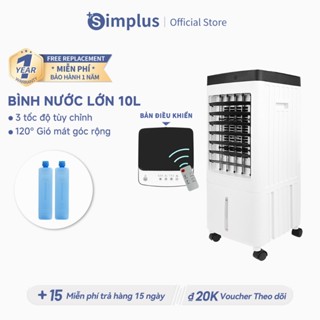 Simplus Quạt Điều Hòa Hơi Nước Điều Khiển Từ Xa Dung Tích Lớn 10L LFSH002 - Bảo Hành 1 Năm 1 Đổi 1