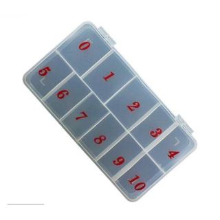 Hộp khay đựng móng giả 10 ô