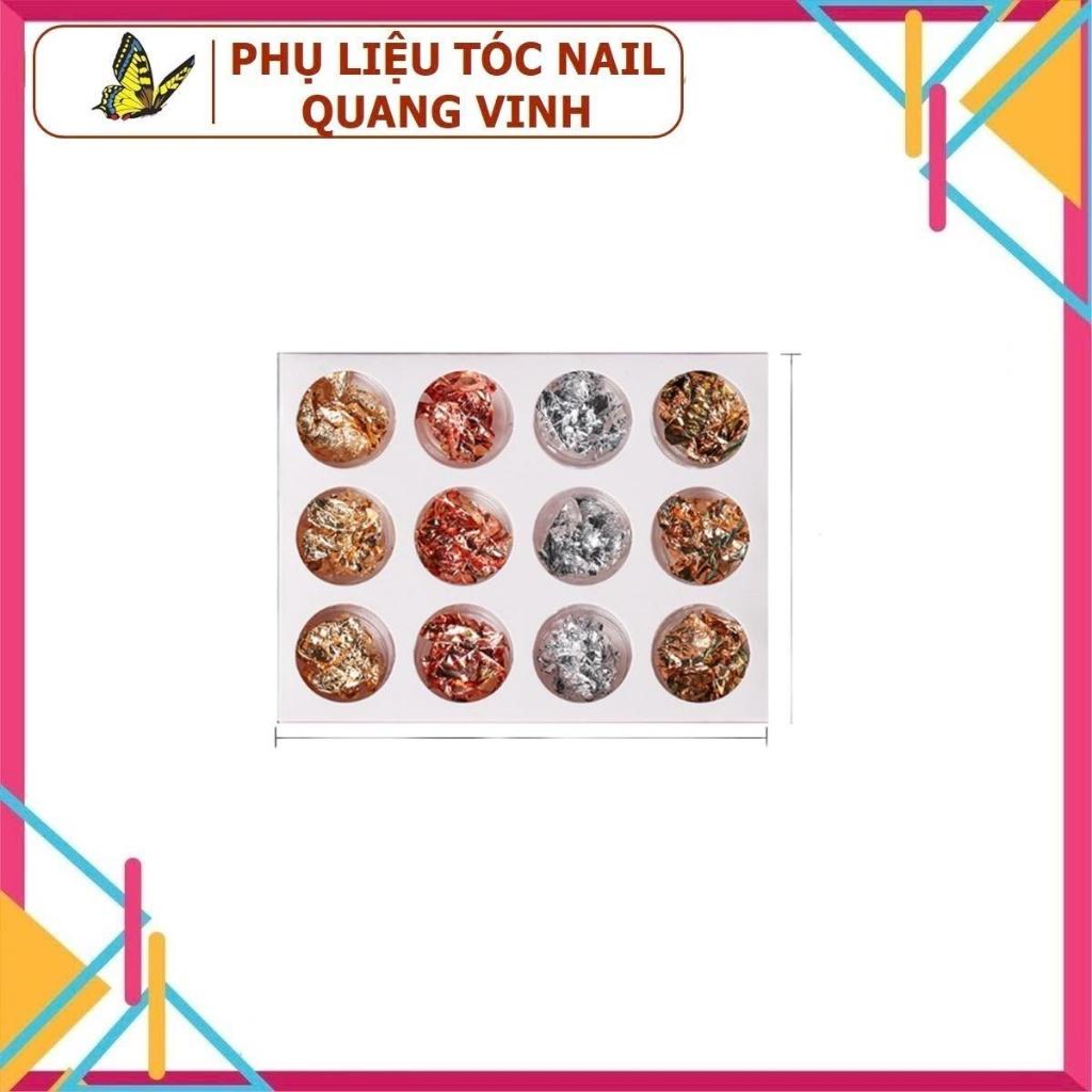 Sét giấy bạc trang trí nail