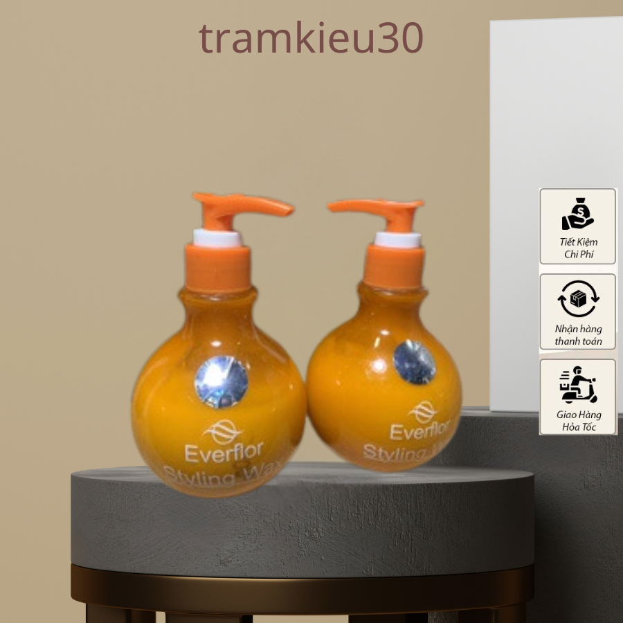 Wax dưỡng tóc uốn Everflor 200ml