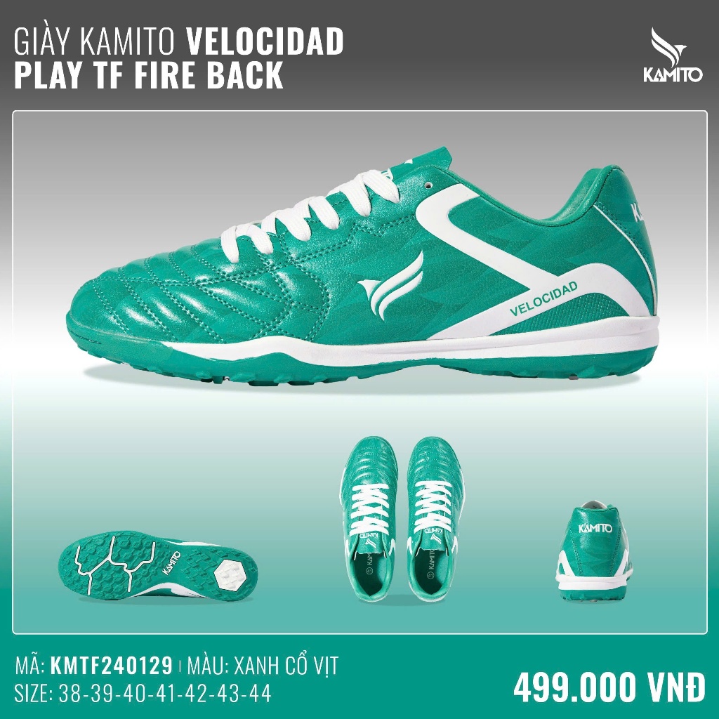 Giày Bóng Đá Chính Hãng Kamito Velocidad Legend TF 2024