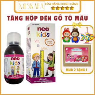 Neo Kids Growth, Siro Multivitamin giúp Bổ sung 18 Vitamin và khoáng chất, hỗ trợ bé biếng ăn(150ml)