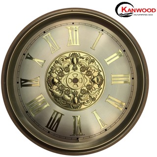 Mặt số đồng hồ tủ đứng 27,5cm-Korea Hoa văn tròn, Số đồng xịn
