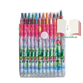 Bút sáp vặn 24 màu dài mã 1336.