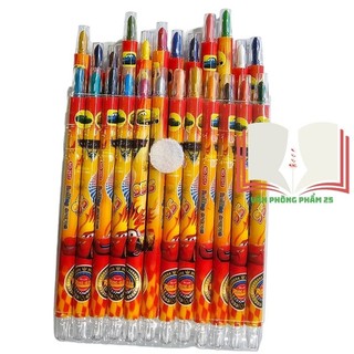 Bút sáp vặn 24 màu dài mã 1336.