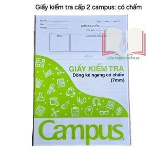 Giấy kiểm tra campus cấp 1,2.