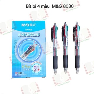 Bút bi 4 màu gp 8030 nét 0.7mm m&g.