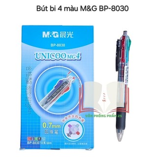Bút bi 4 màu GP 8030 nét 0.7mm M&G.