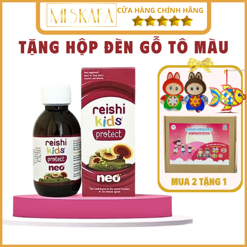 Reishi Kids Protect Neo- Bổ sung vitamin, hỗ trợ tăng miễn dịch, tăng đề kháng đường hô hấp mũi,họng
